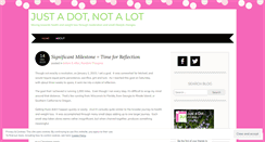 Desktop Screenshot of justadotnotalot.com